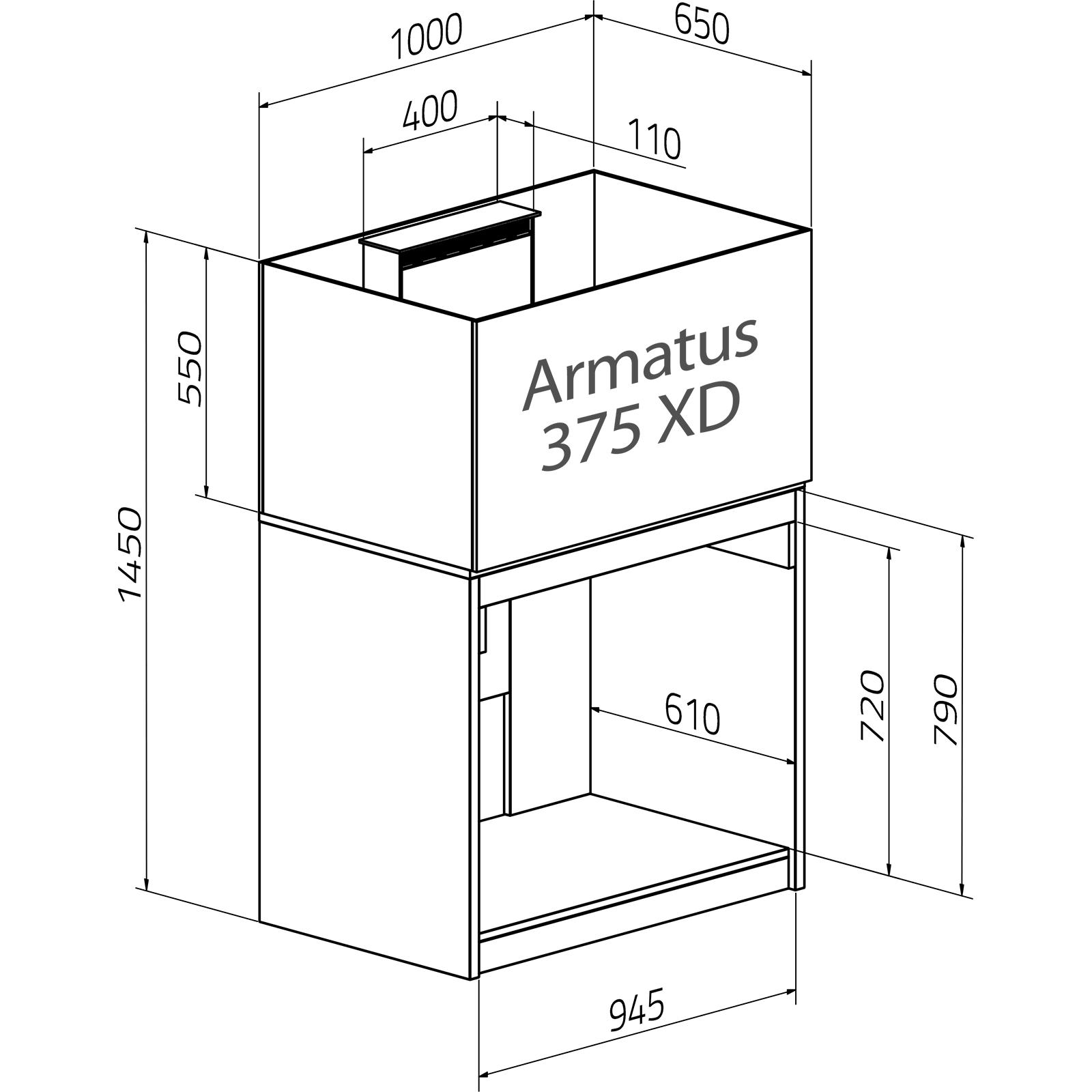  Aqua Medic Aquarium - Armatus 350 XD white