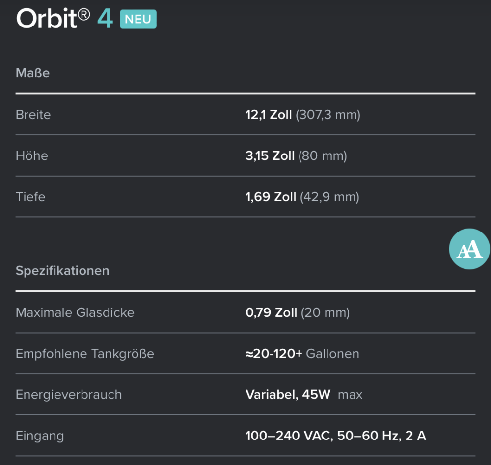 AI Orbit4 Strömungspumpe 