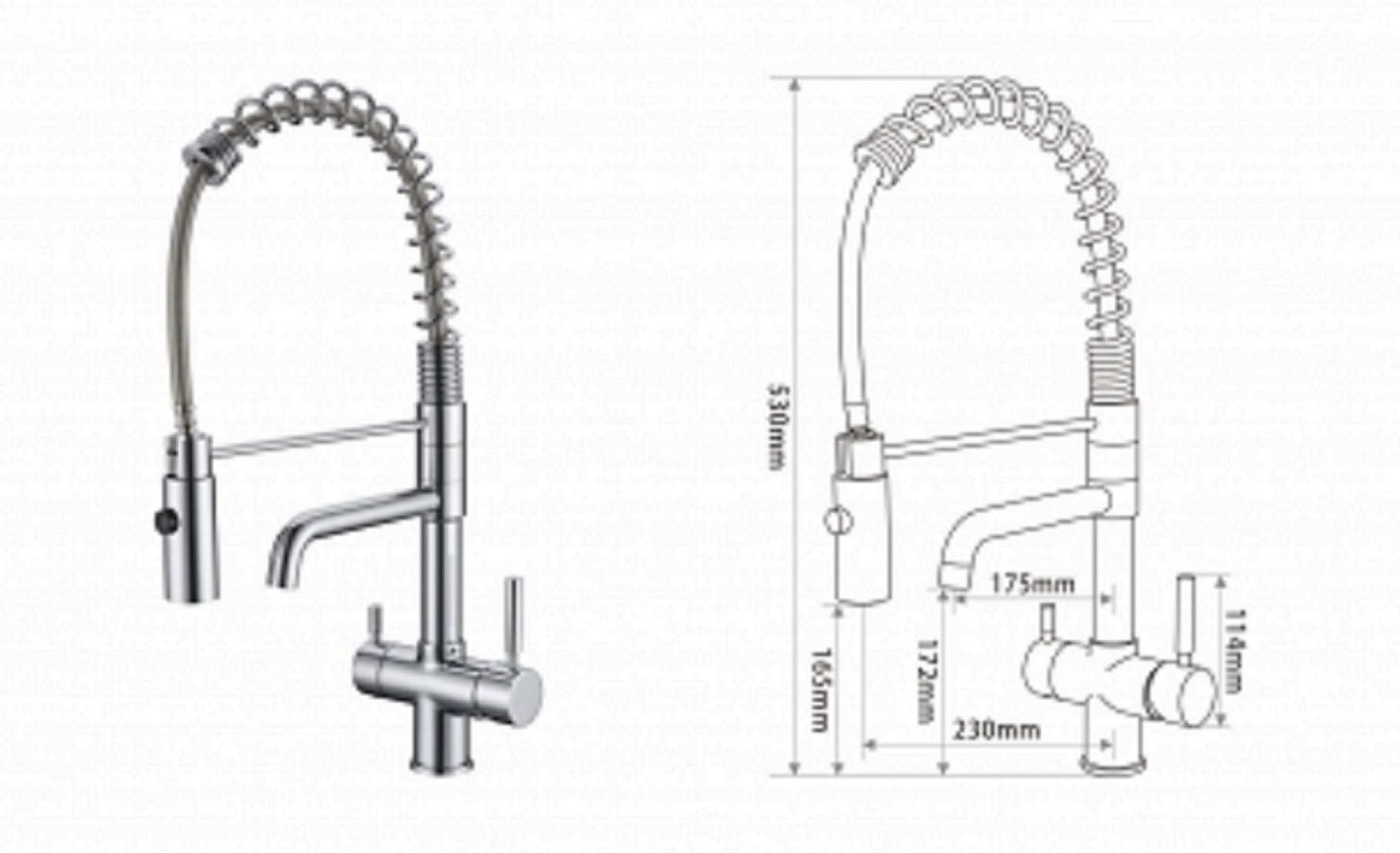 Osmose 3 Wege Wasserhahn Profesional