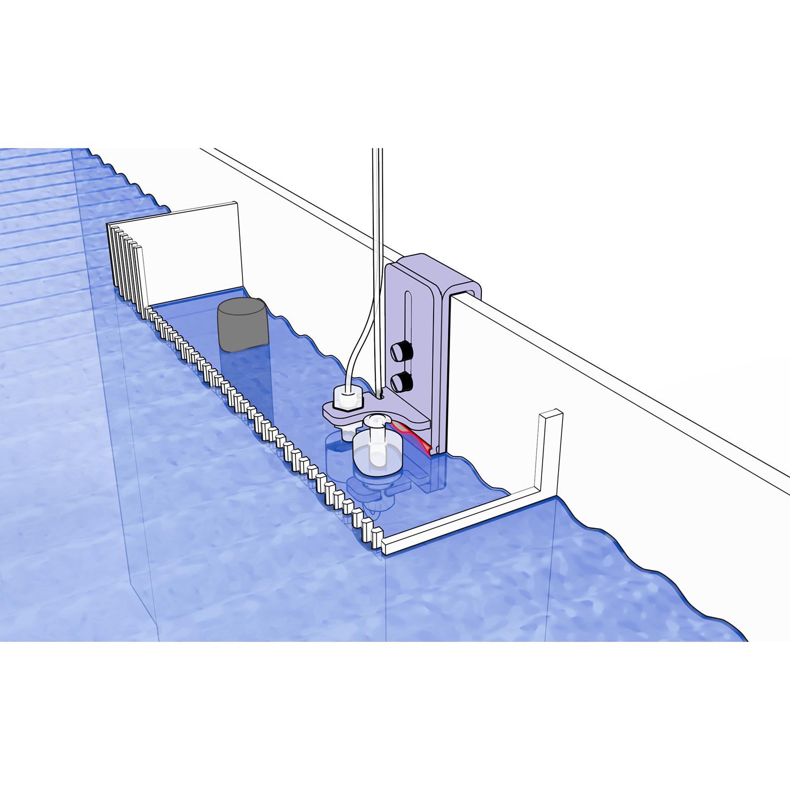 DrainTuna Elektronische Wasserstandsregulierung für den Ablaufschacht - Aqua Medic