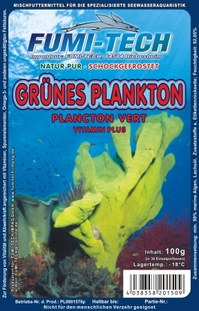 Frostfutter Meeresplankton grün 100g Blister Frostfutter Meeresplankton grün 100g Blister