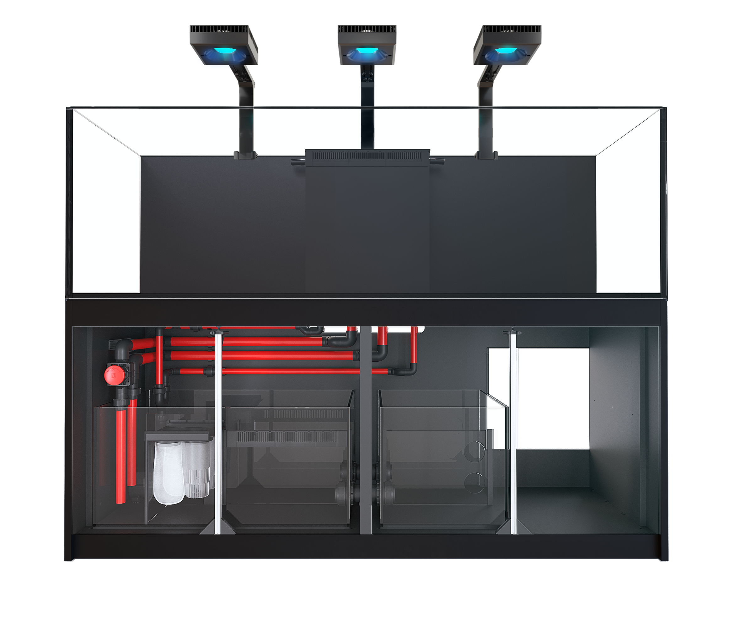 RED SEA REEFER 900 G2+ Deluxe Complete System  mit 3x LED RL 160