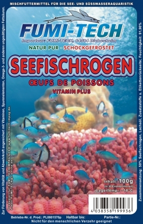 Frostfutter Seefischrogen 100g Blister Frostfutter Seefischrogen 100g Blister
