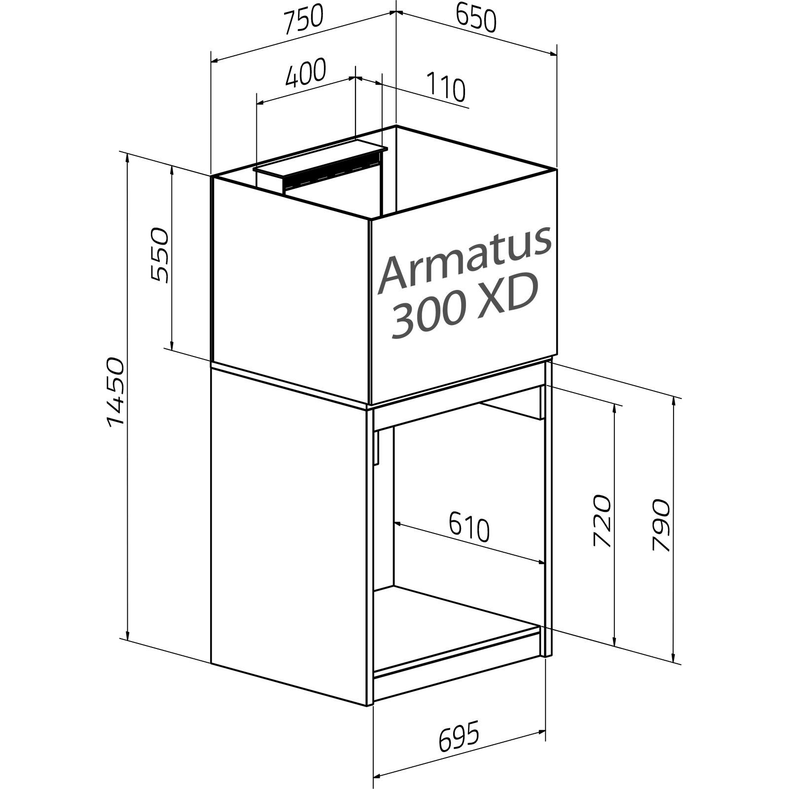  Aqua Medic Aquarium - Armatus 350 XD white