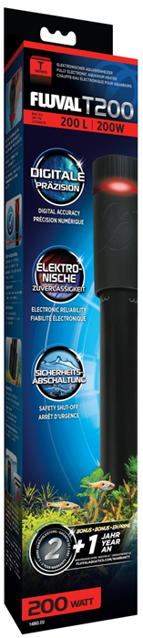Elektronischer Aquarienheizer T-Serie Fluval T200