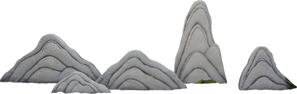 Guilin 5er Set Dekosteine Ourdoor