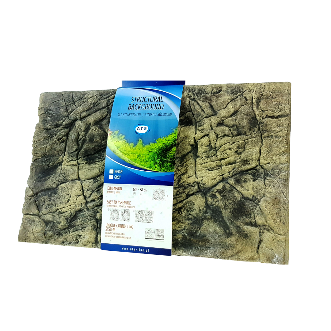 Rückwand 3D flach beige