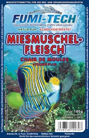 Frostfutter Miesmuscheln gehackt 100g Blister Frostfutter Miesmuscheln gehackt 100g Blister