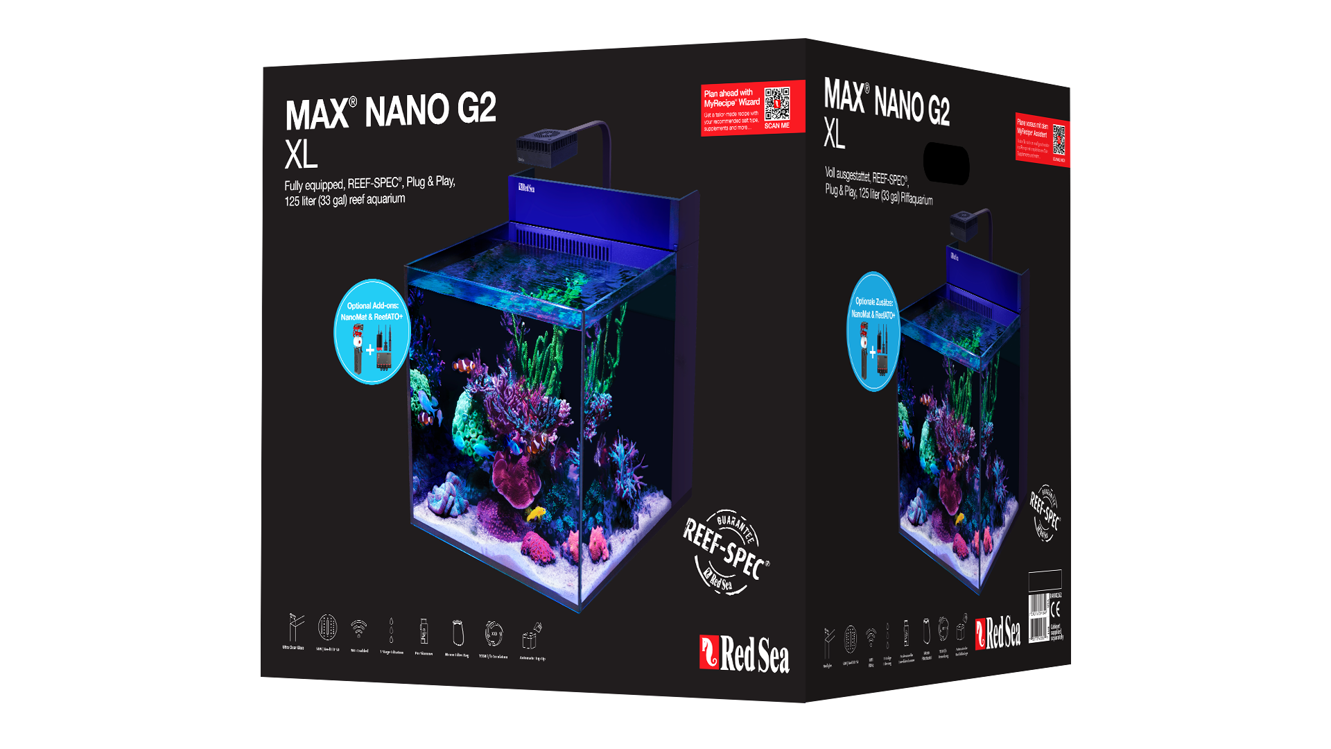 Red Sea - MAX NANO G2 XL (ohne Unterschrank)