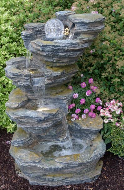 Fudong Schiefer-Wasserfall-Brunnen Fudong Schiefer-Wasserfall-Brunnen