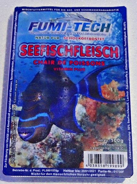 Frostfutter Fischfleisch 100g Blister Frostfutter Fischfleisch 100g Blister