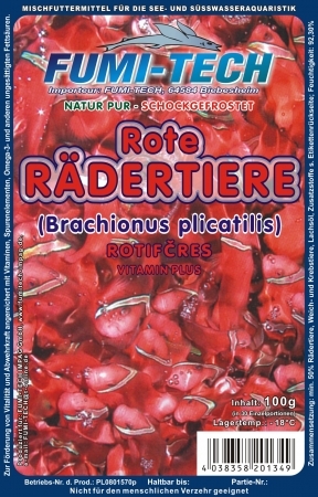 Frostfutter Rote Rädertiere 100g Blister Frostfutter Rote Rädertiere 100g Blister