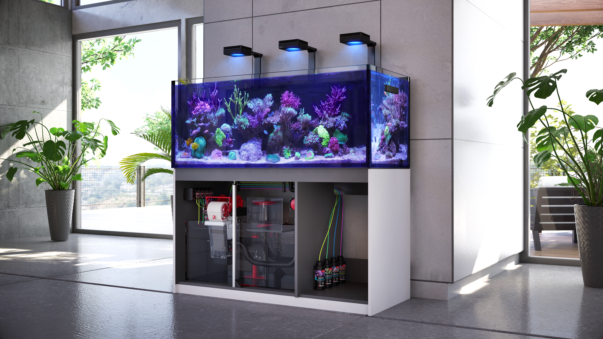 RED SEA REEFER 750 G2+ Deluxe Complete Aquarium System mit 4x RL 90 LED