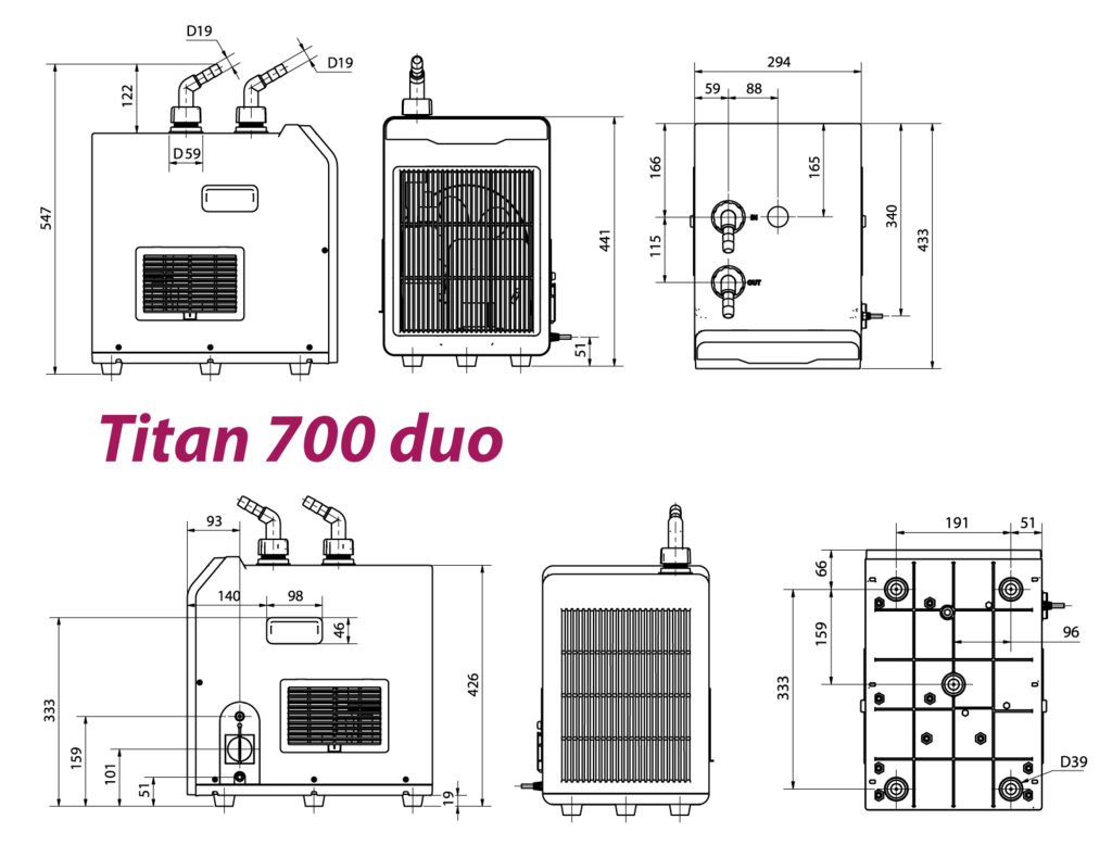 Kühler Titan 700 duo Neu!