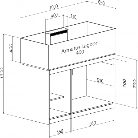 Armatus Lagoon 400