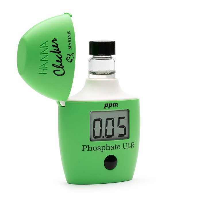 Hanna Checker HC HI774 - Phosphat in Meerwasser, ultra niedrig, (0,0 bis 0,9 ppm) inkl. Reagenzien 