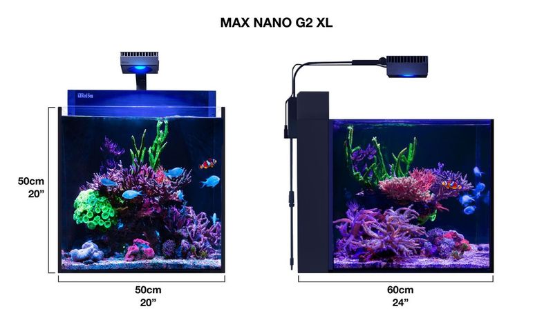 Red Sea - MAX NANO G2 XL (mit Unterschrank) schwarz