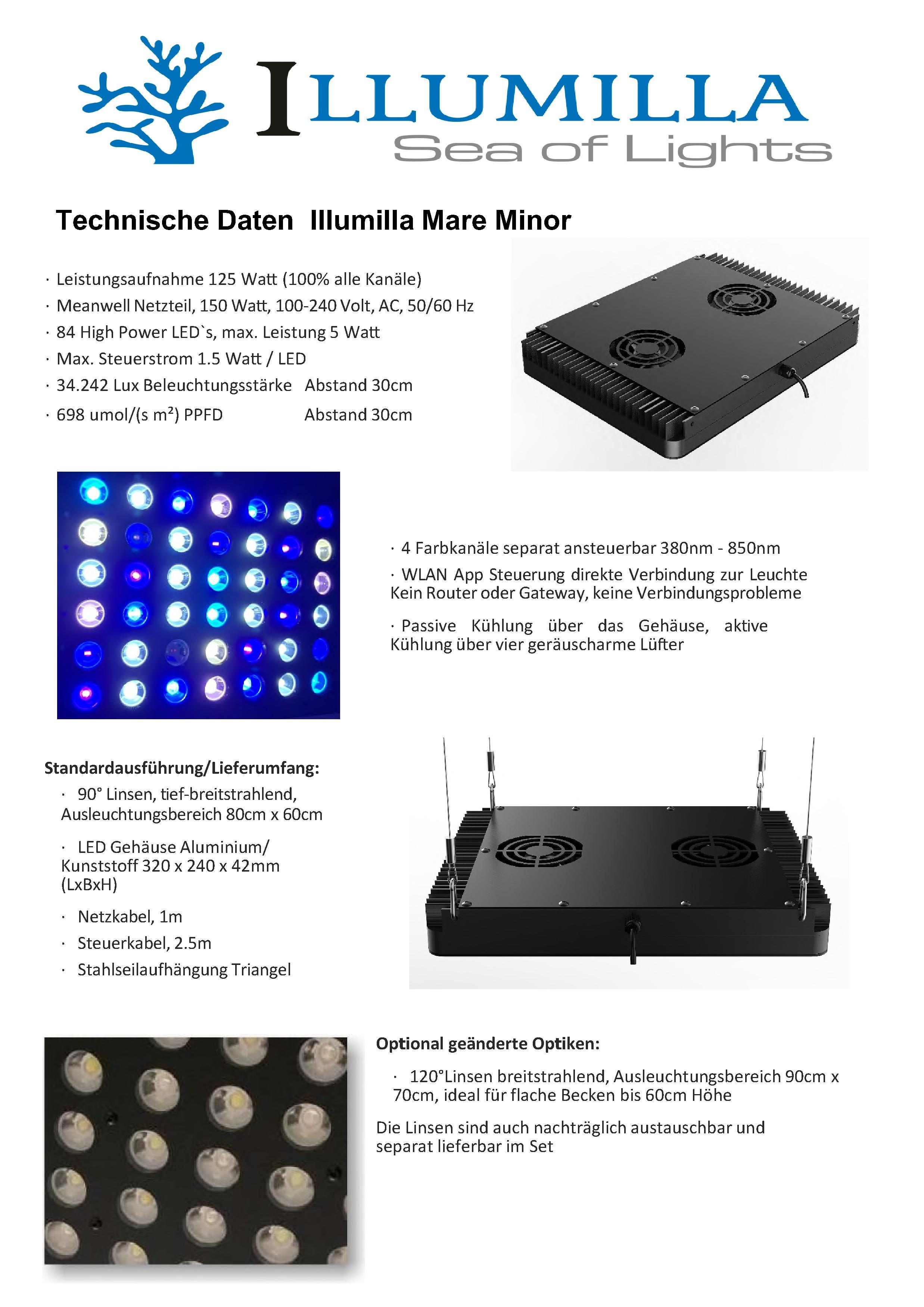 Illumina -Mare Minor  Aquarium LED - Sea of lights