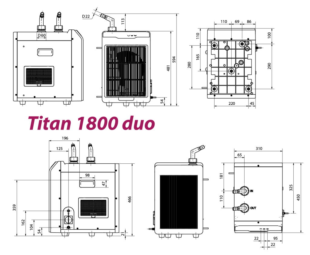 Kühler Titan 1800 duo Neu!