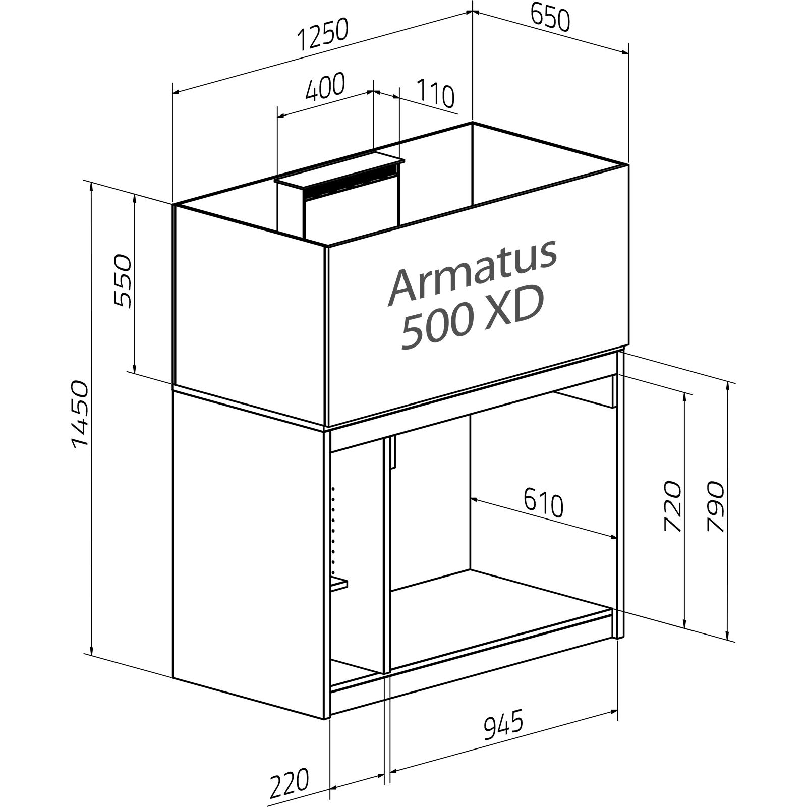  Aqua Medic Aquarium - Armatus 350 XD white