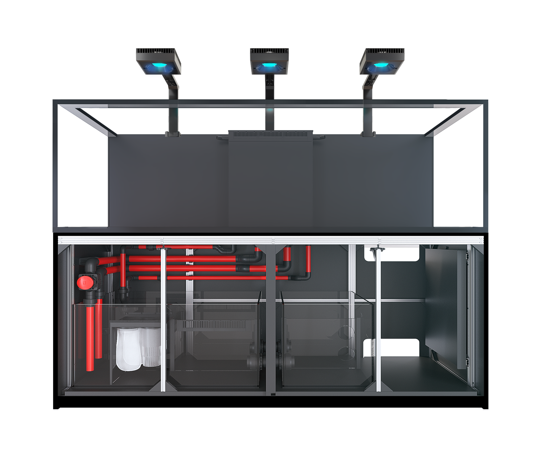 Red Sea REEFER-S 1000 G2 Deluxe Complete System 3 x LED RL 160 & Montagehalterungen