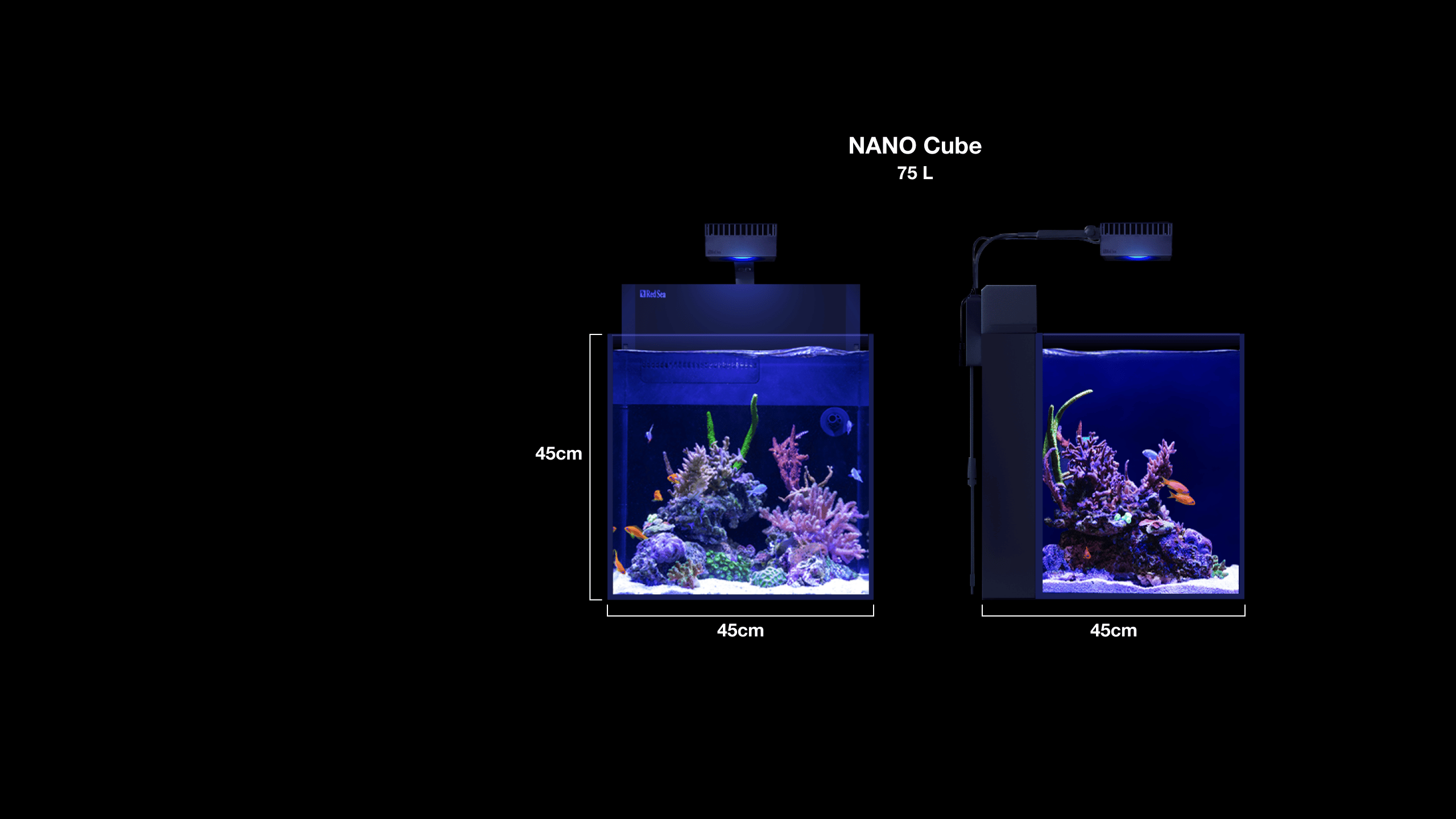 Red Sea MAX NANO Cube Komplett-Set mit Unterschrank