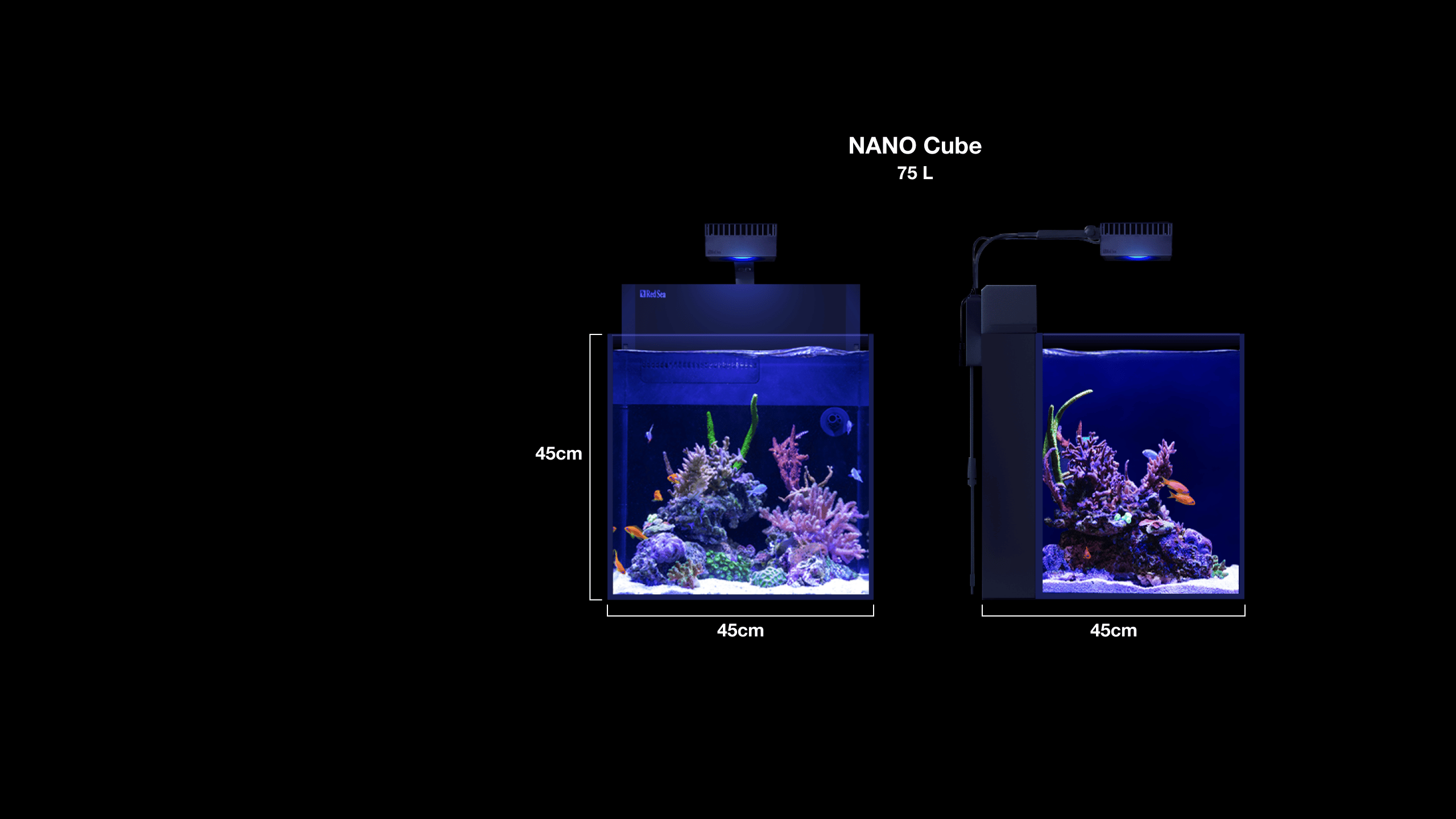 Red Sea MAX NANO Cube Komplett-Set (ohne Unterschrank)