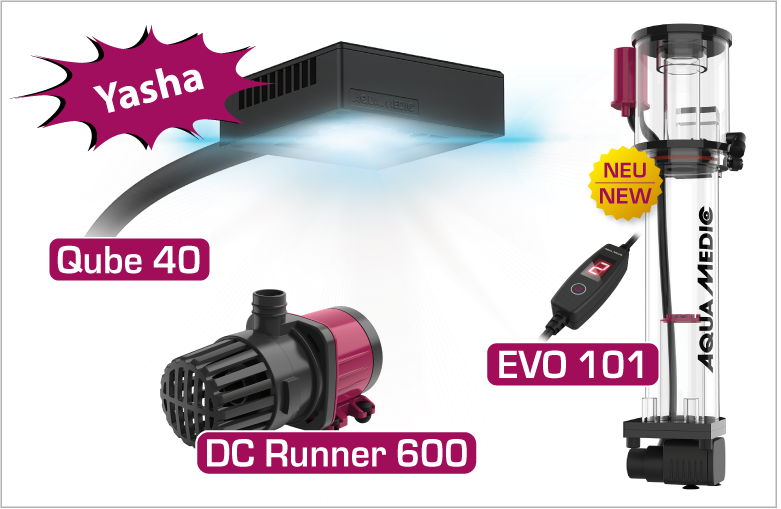 Aqua Medic Yasha 90 mit Qube 40 Meerwasser-Komplettbecken