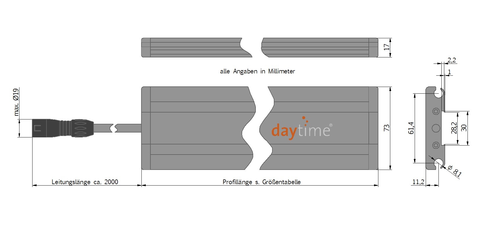 Matrix Modulares LED-System Daytime