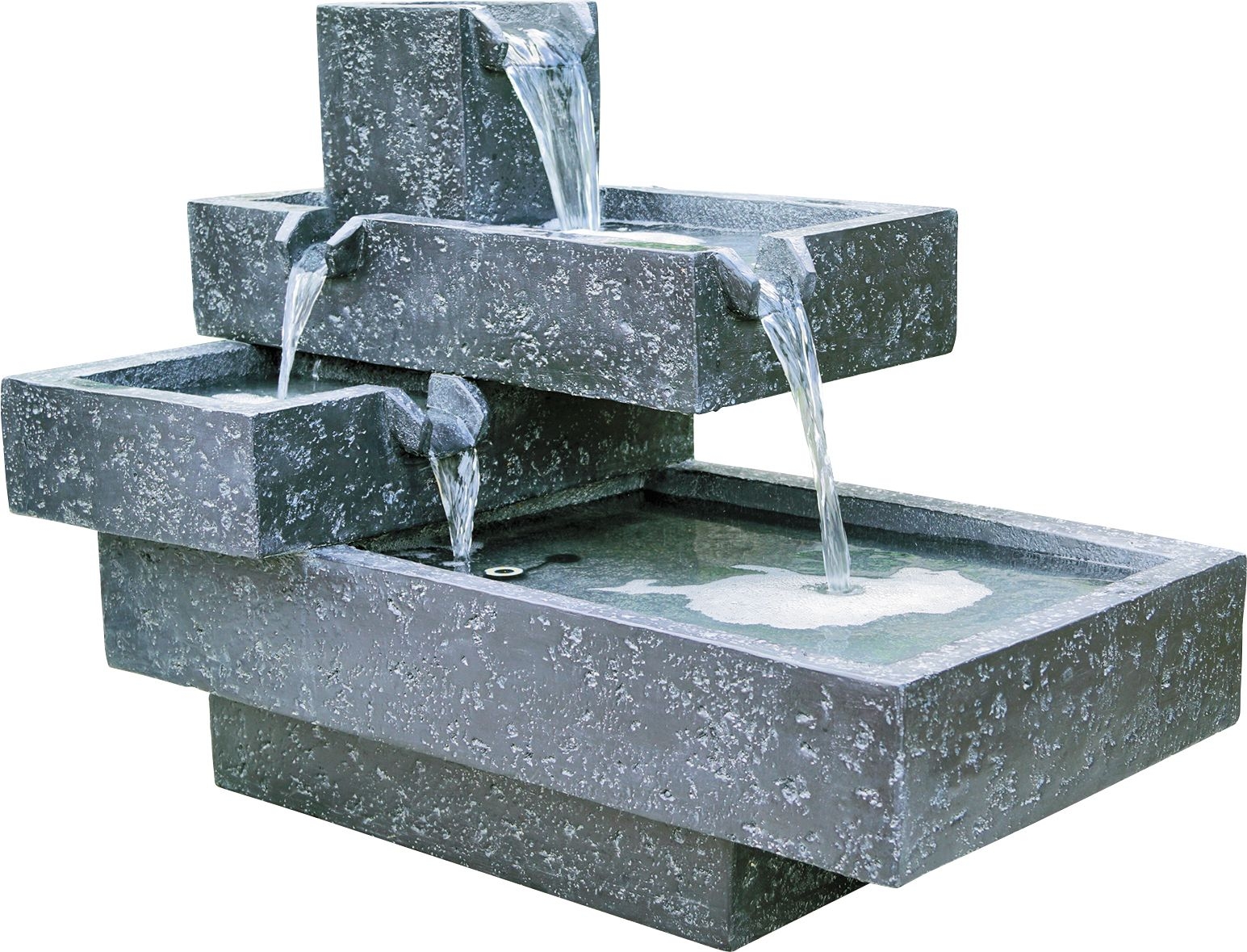 Brunnen Angulo - flacher Eckwasserfall Brunnen Angulo - flacher Eckwasserfall