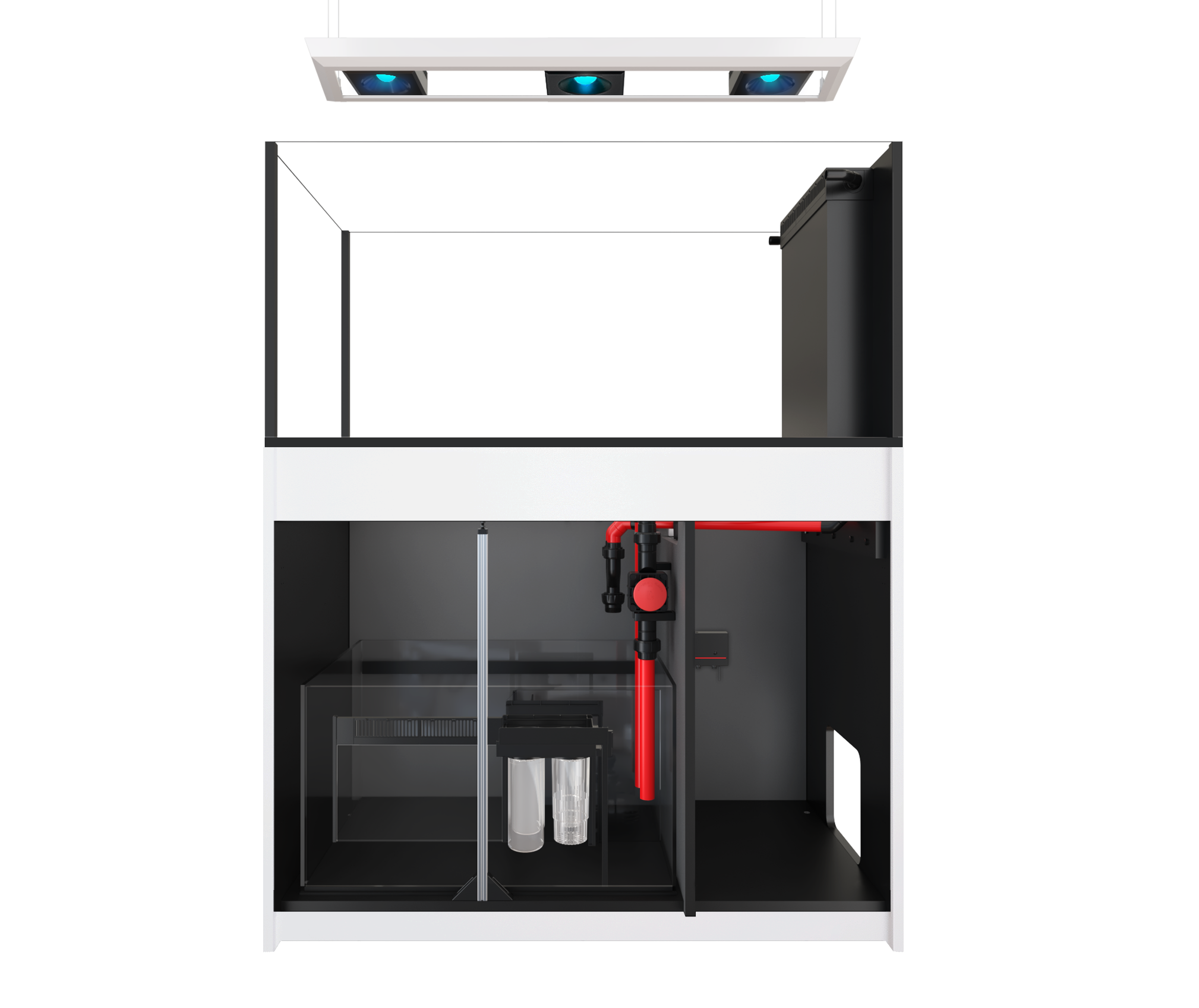 Red Sea REEFER Peninsula G2+ 500 Deluxe mit 2x RL160 mit 125-150cm Hängehalterung 